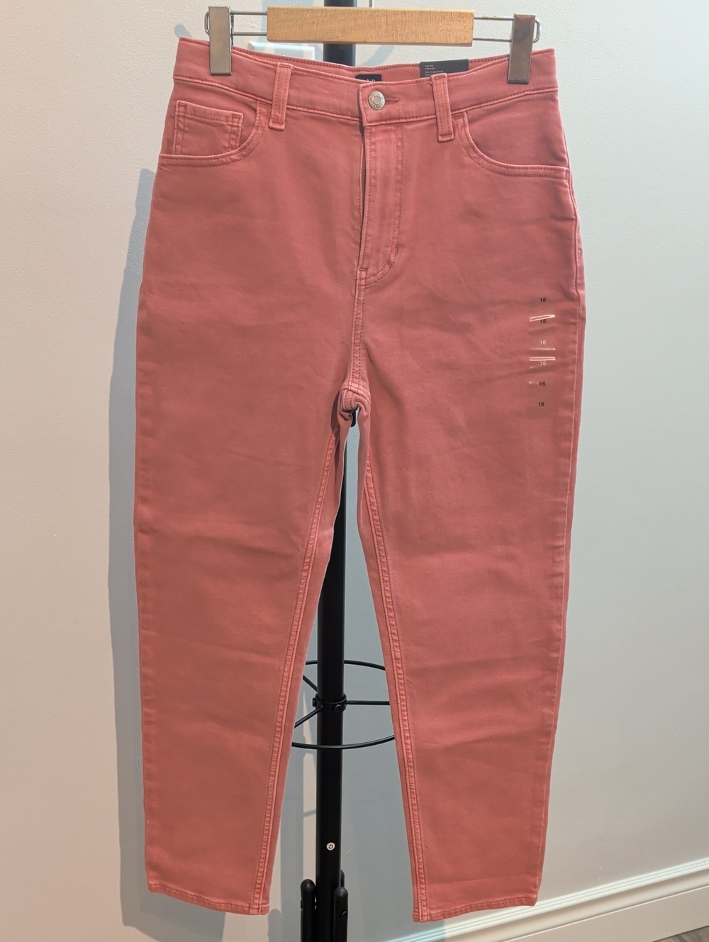 GAP kids High-Rise Dusty Rose Girl's Denim Jeans Size 16